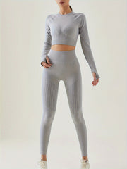 Yoga Set Crop Top & Leggings Activewear