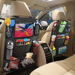 Car Backseat Organizer With Touch Screen and Tablet Holder