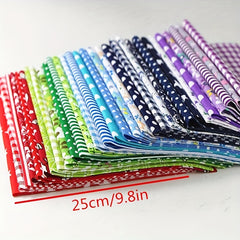 30 Cotton Fabric Bundles Patchwork Fabrics DIY Sewing Quilting 25x25cm Pack