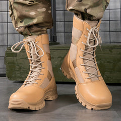 Men's High Top Tactical Work Boots Non Slip Durable Boots