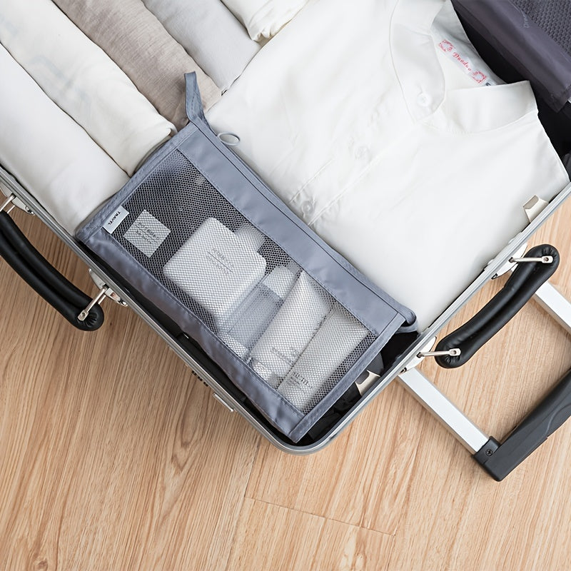 Portable Mesh Toiletry Storage Bag for Travel and Home