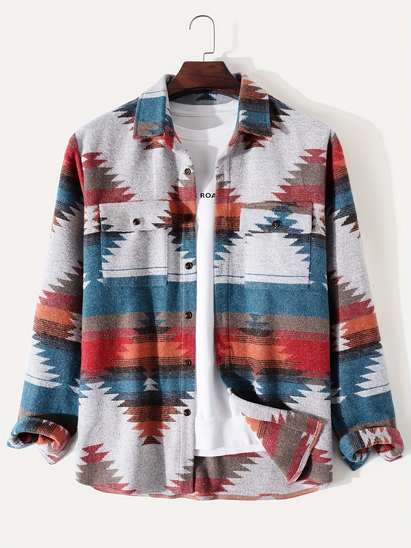 Ethnic Style Men's Long Sleeve Shirt For Autumn