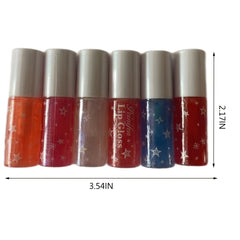 Moisturizing Glitter Lip Glaze Pink Gloss Liquid Lipstick for Girls