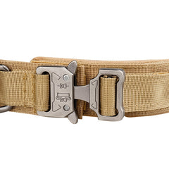 Adjustable Military Dog Collar for Large Dogs