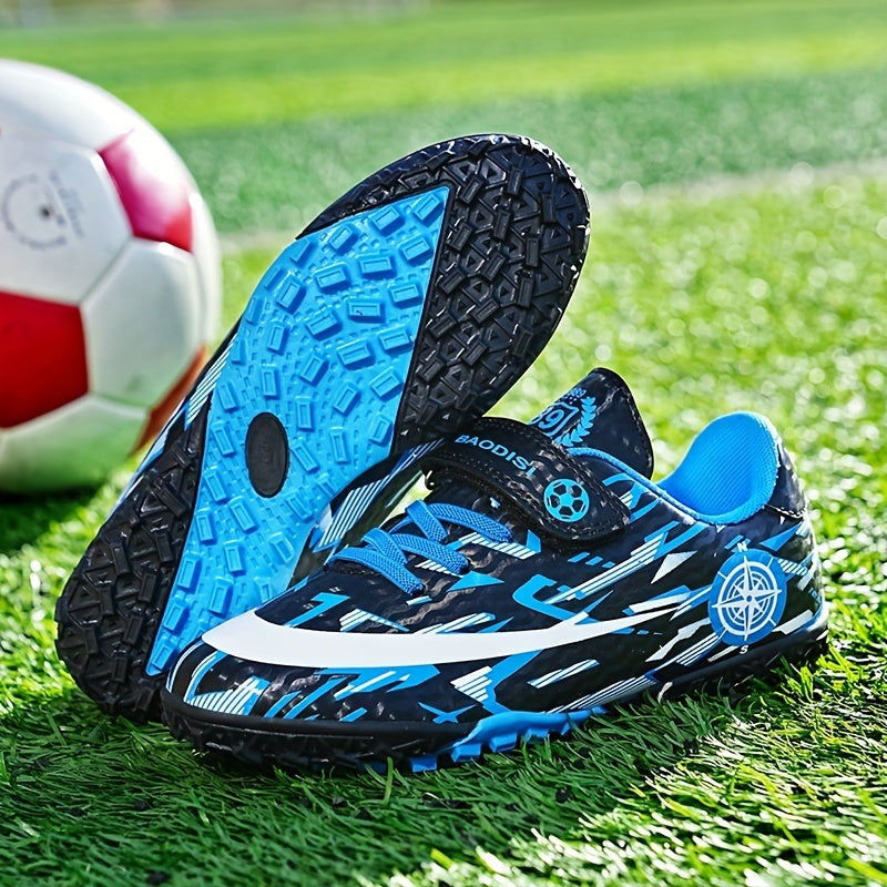 Kids TF Cleats Lightweight Non-slip Football Shoes