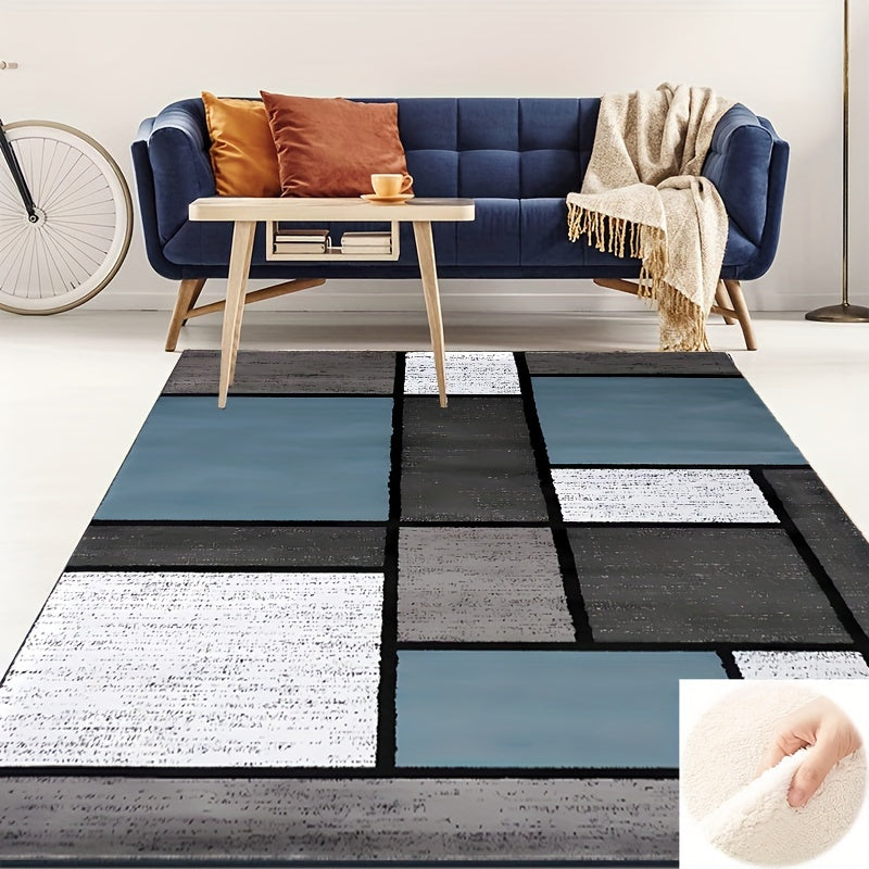 Washable Area Rug Large Square Non Slip Carpet for Home Interior Decor