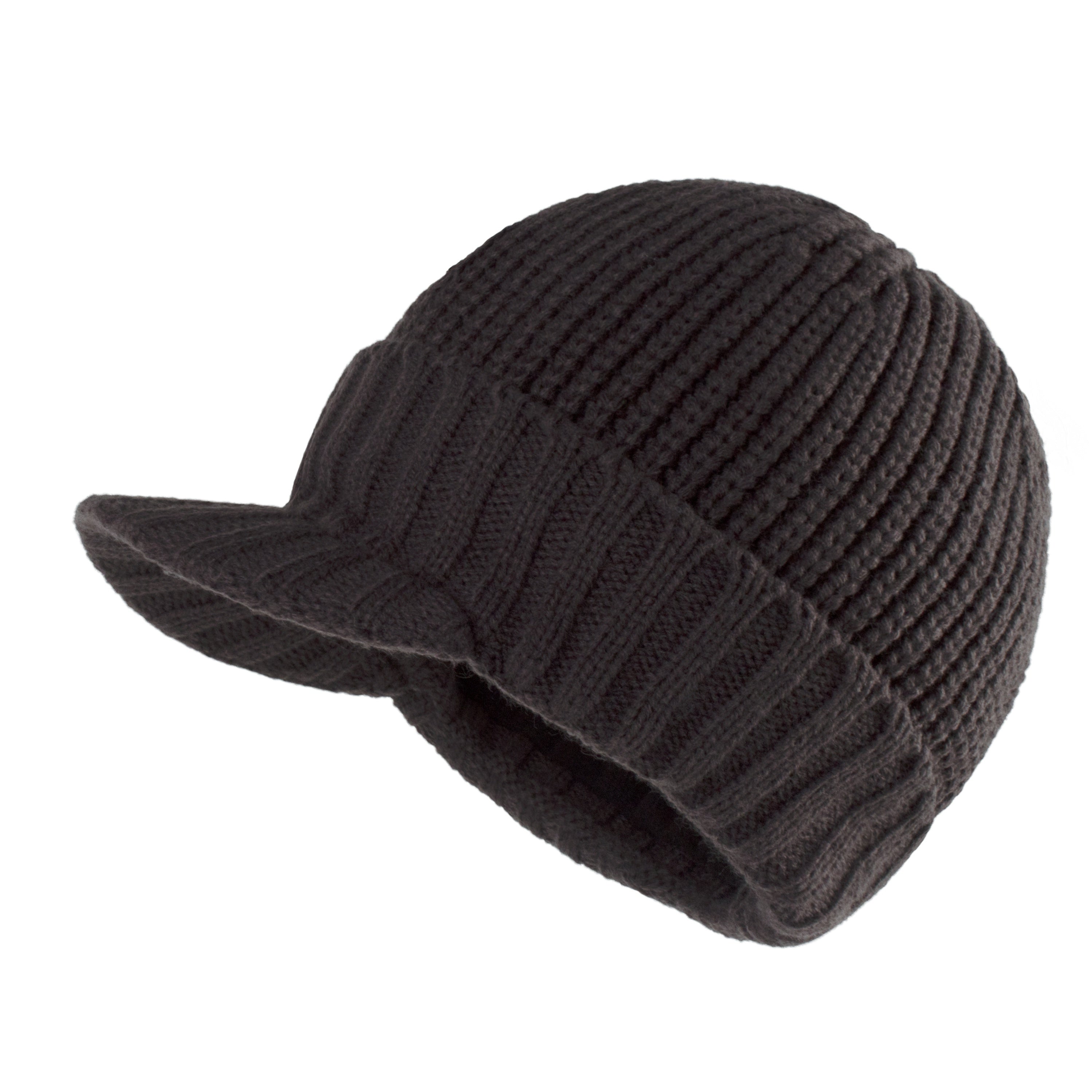 Striped Knitted Baseball Cap Winter Outdoor Hat