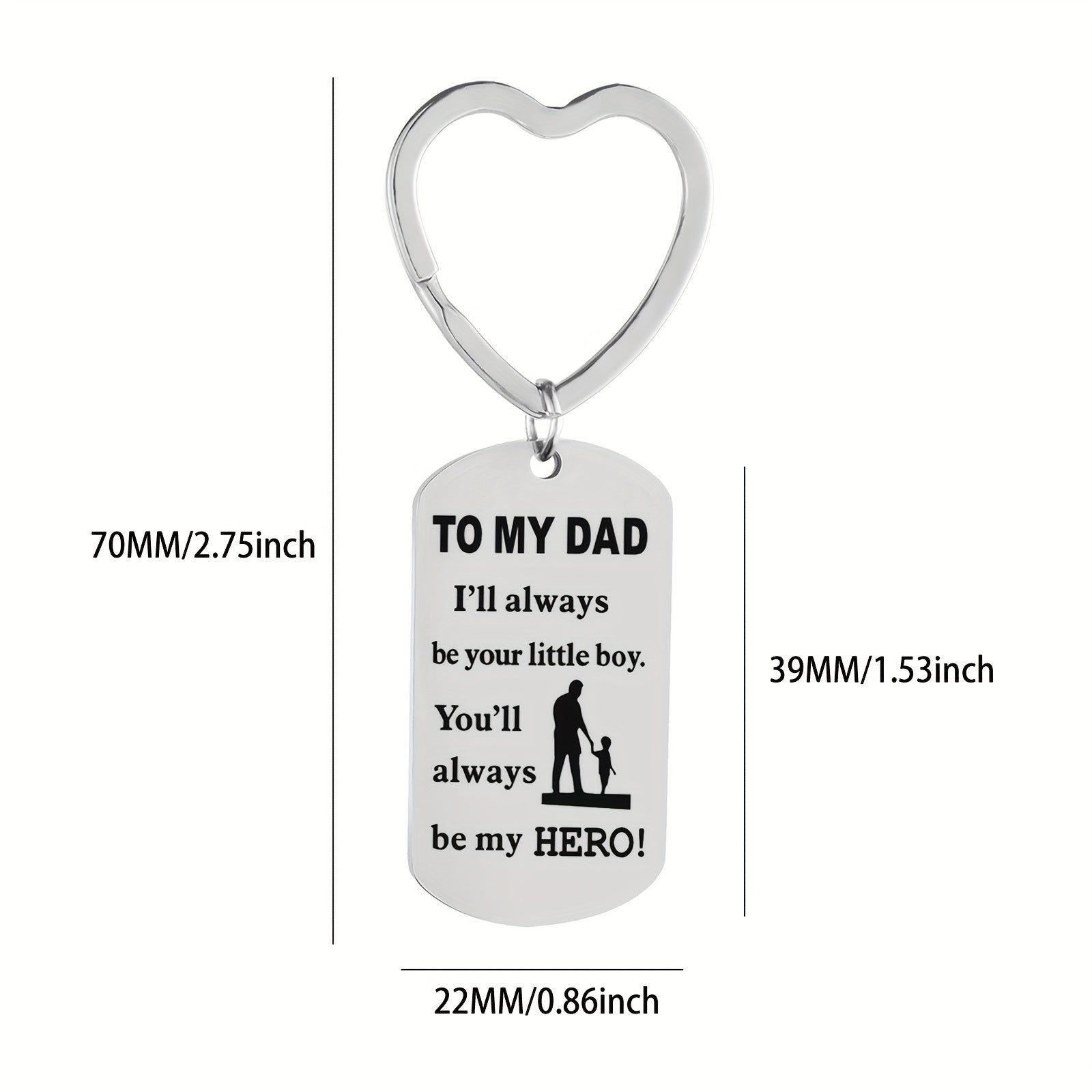 Father's Christmas Necklaces Titanium Steel Pendants Decorative Toys