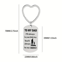 Father's Christmas Necklaces Titanium Steel Pendants Decorative Toys