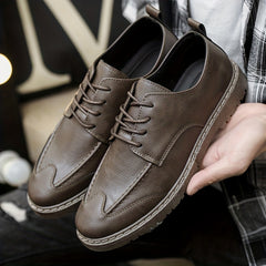 Men's PU Leather Oxford Formal Dress Shoes for Wedding Business Party
