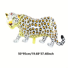 Wild Animal Leopard Balloon Forest Jungle Birthday Party Theme Decoration