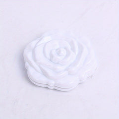Vintage Rose Square Folding Mirror Double Side Handheld Makeup Touch up