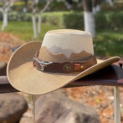 Breathable Sunshade Cowboy Hat for Outdoor Activities