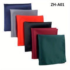 6pcs Men's Handkerchief Square Towel Paisley Flower Suit Pocket Combo