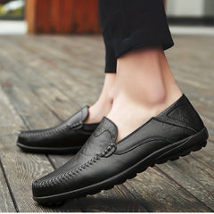 Men's Moc Toe Loafer Shoes Non slip Slip On Shoes Spring And Summer
