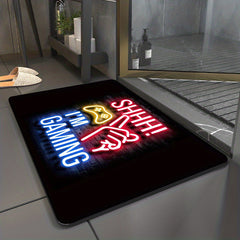 3D Gaming Area Rug Machine Washable Living Room Gamepad Carpet