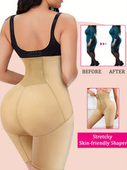 High Waist Zipper Shaping Shorts Tummy Control Compression Shorts
