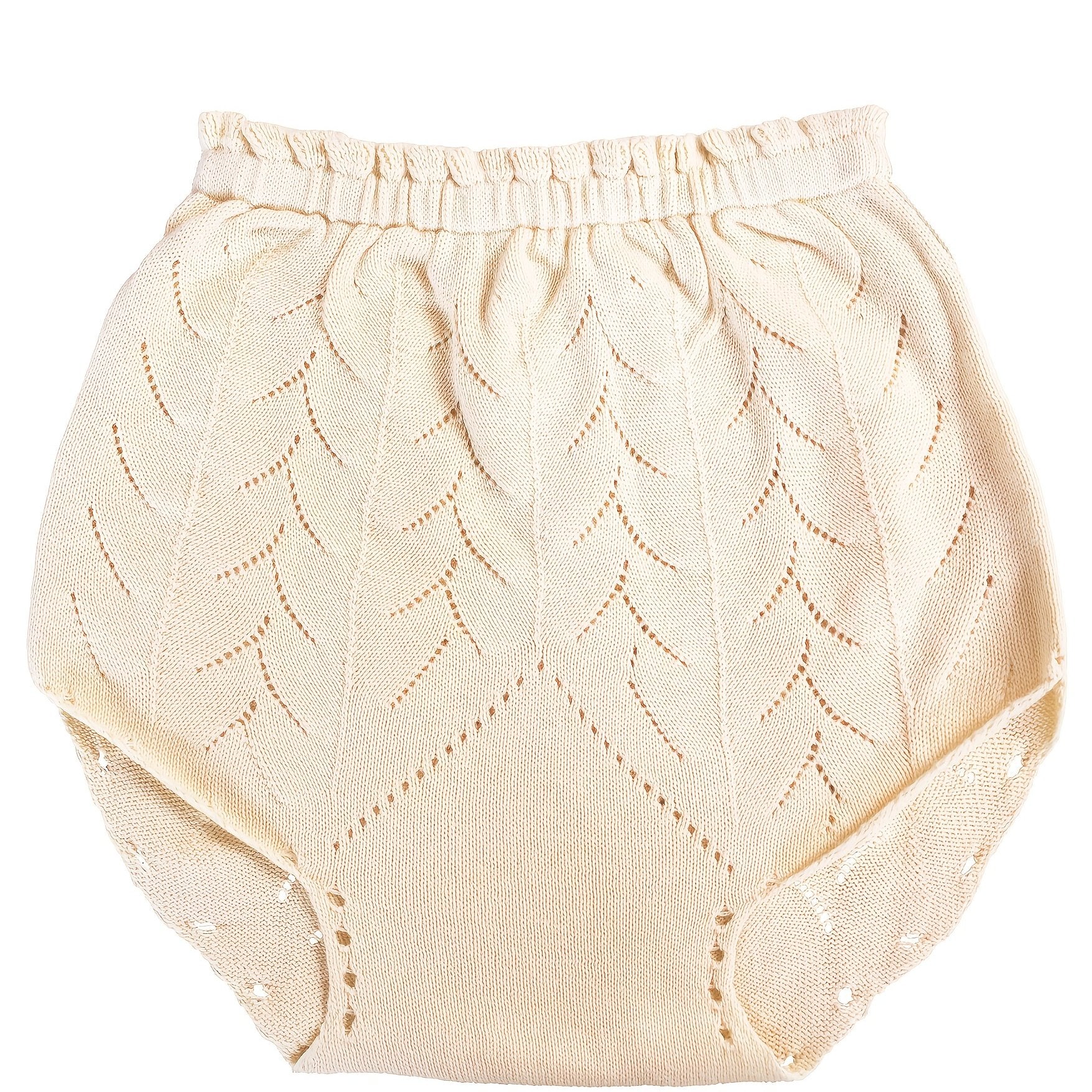 Baby Girls Knit Ruffled Cotton Panties for Spring and Autumn
