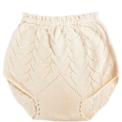 Baby Girls Knit Ruffled Cotton Panties for Spring and Autumn