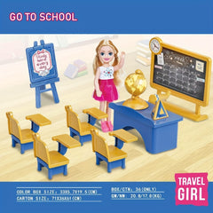 Doll Med School Playset 13 Doll w/ Accessories Role Play Toy Ideal Gift
