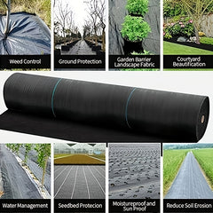 6ft x 50ft Agricultural Weed Control Mulch Plastic Ground Cover