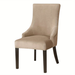 1pc Velvet Small Armrest Dining Chair Slipcover Furniture Protector