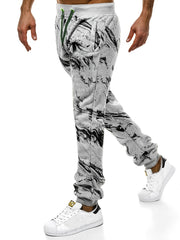Men s Sweatpants Casual Drawstring Jogger Pants Men Clothes