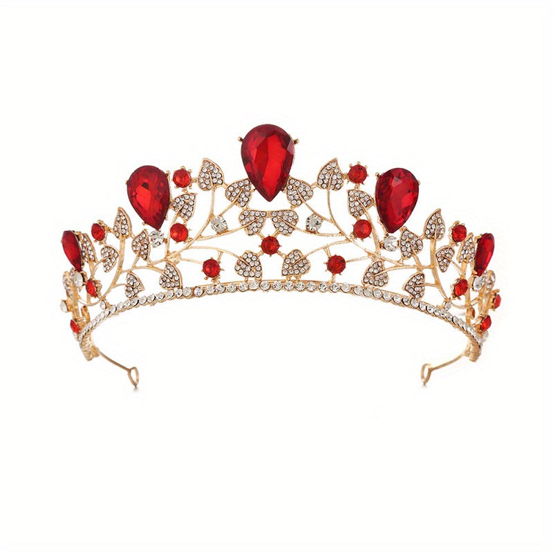 Crystal Rhinestone Crown Tiara Wedding Hair Accessories