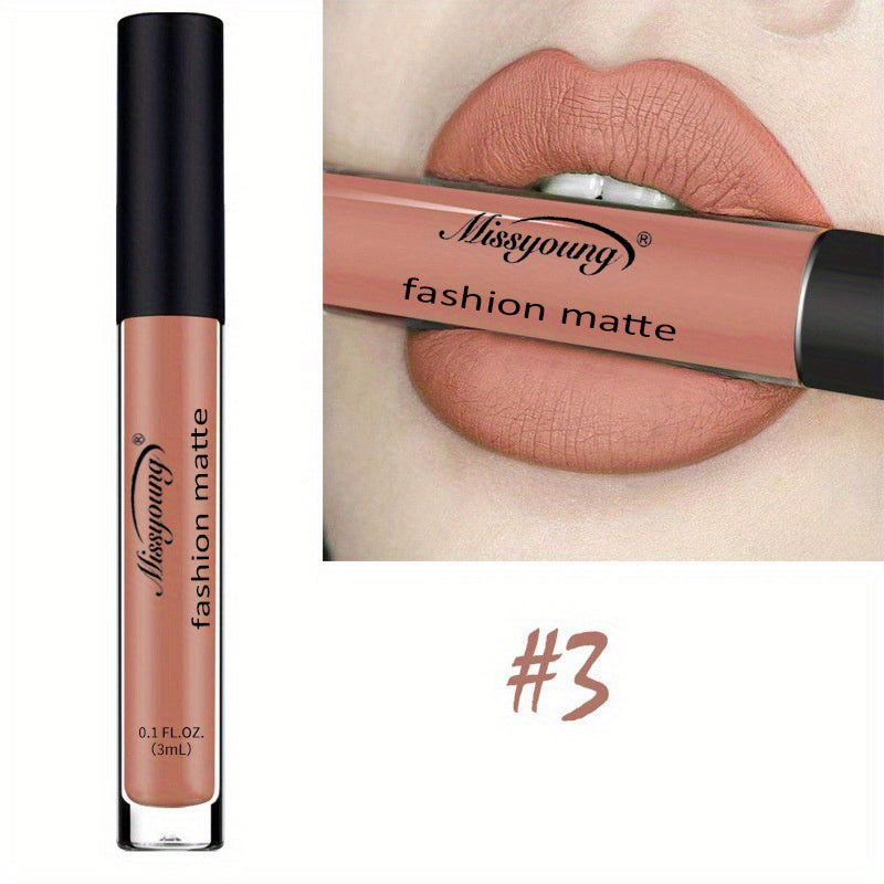 Matte Waterproof Liquid Lipstick Moisturizer Velvet Lipstick