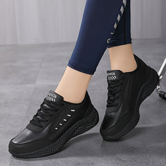 Women's Lightweight Lace-up Running Shoes Non-slip Sneakers