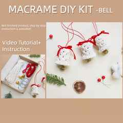Macrame Jingle Bell DIY Kit - Perfect Christmas Gift