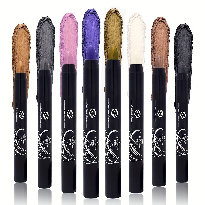 Shimmer Metallic Eyeshadow Stick & Highlighter Stick Set