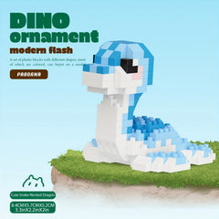 Dinosaur Family Building Block Puzzle Toy Set
