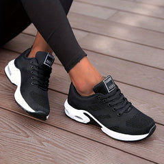 Women's Outdoor Running Shoes Air Cushion Mesh Sports Sneakers