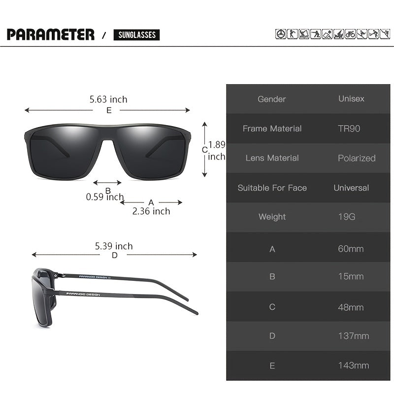 PARANOID Carbon Fiber Polarized Sunglasses