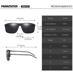PARANOID Carbon Fiber Polarized Sunglasses