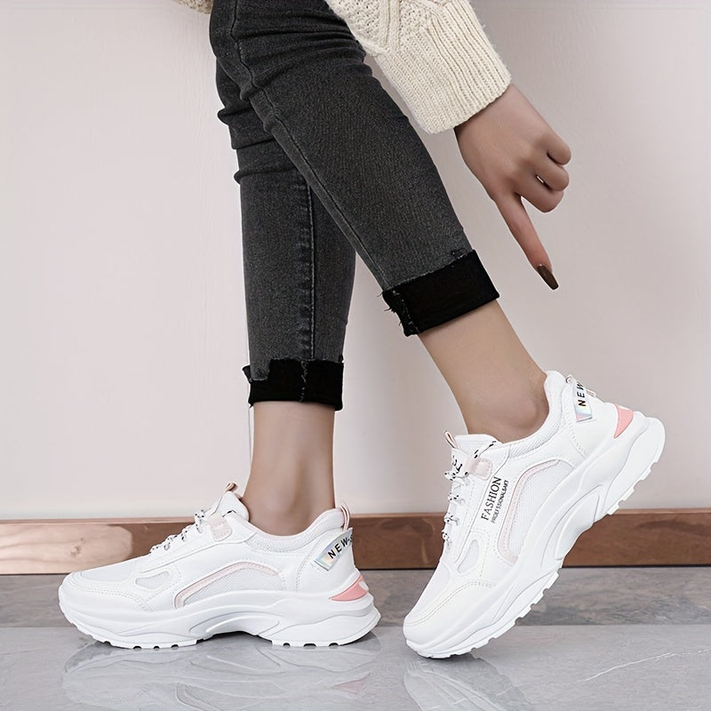 Women's Chunky Sneakers Lace-up Platform Shoes