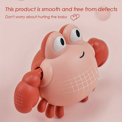 Crab Water Toys for Kids Bathtub Play 2 Cartoon Crabs Red Plastic