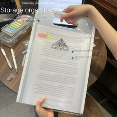 A4 Portable Folder Test Paper Storage Book Large Capacity Bag