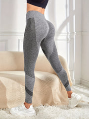 High Waist Seamless Yoga Pants Butt Lifting Stretchy Yoga Leggings
