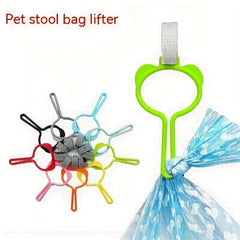 Portable Dog Poop Bag Holder for Leash - Outdoor Pet Waste Carrier