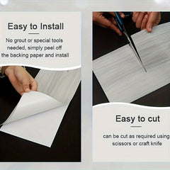 Waterproof Peel and Stick Floor Tiles for Wood and Vinyl Floors