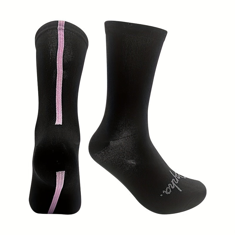 Breathable Comfortable Mid Calf Socks for Cycling Running