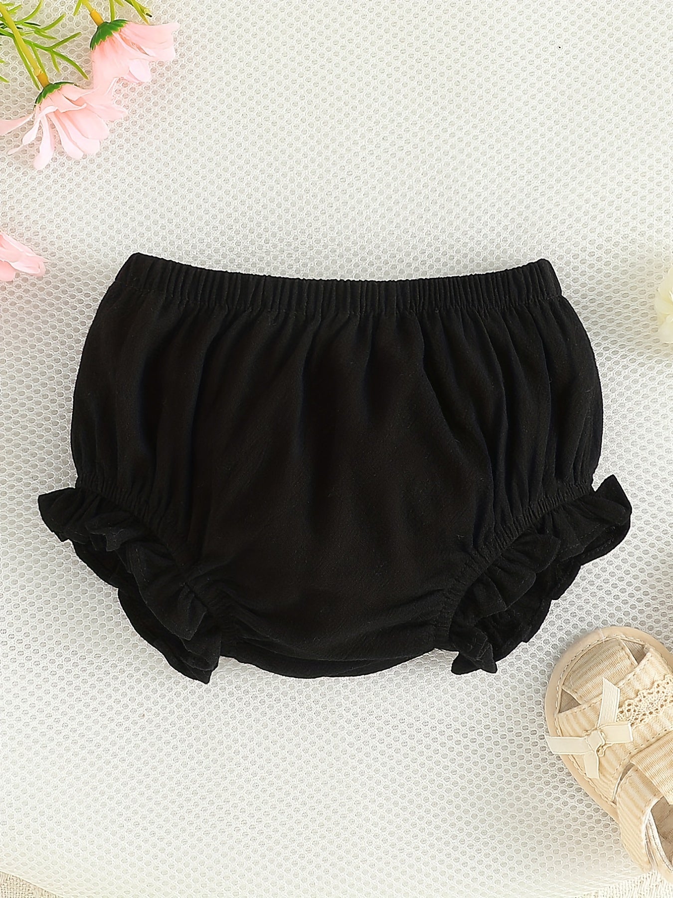 Baby Girls Ruffle Trim Panties Shorts