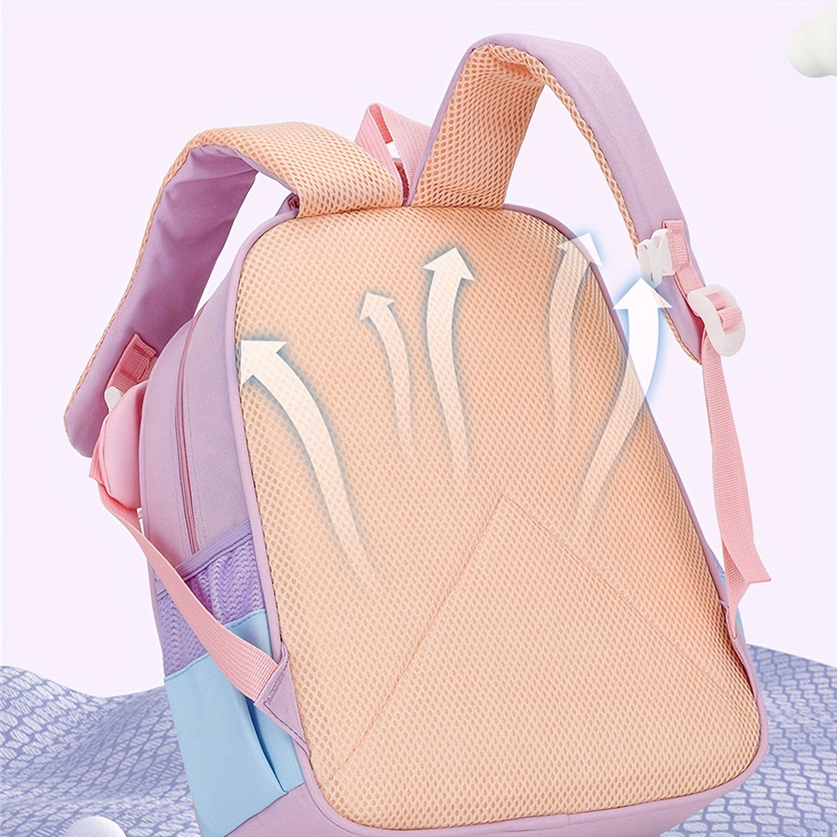 Unicorn Dinosaur Astronaut Backpack Large Capacity Lightweight Student Bag