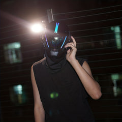 Colorful Cyber Mask for Halloween and Festivals