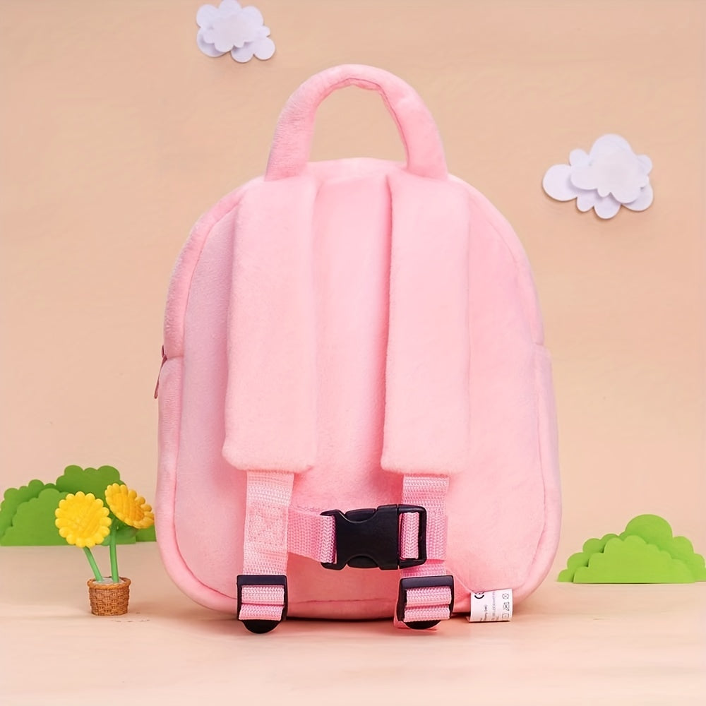 Soft Plush Backpack for Kids - Deep Skin Tone - Age 1-3