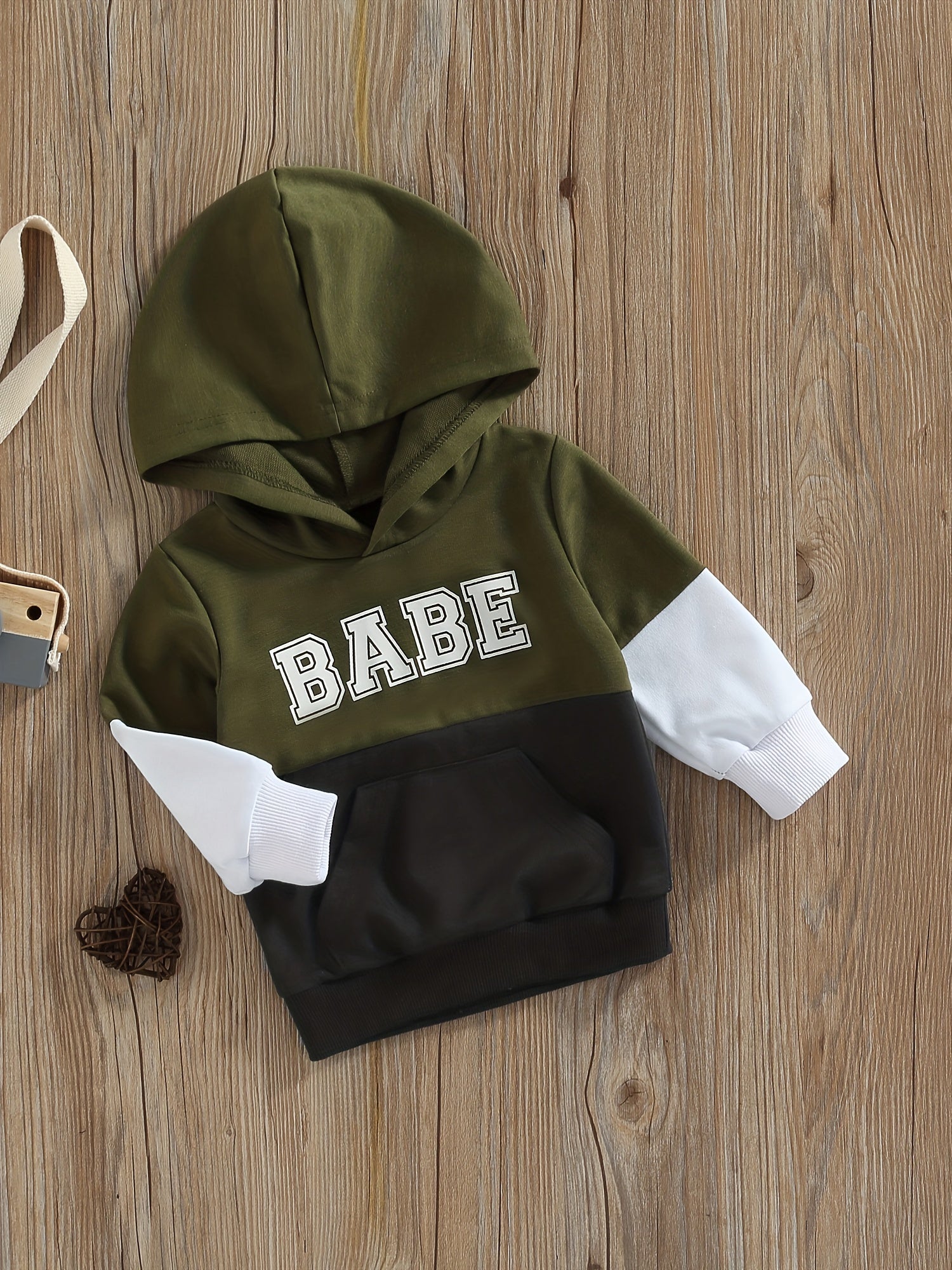 Toddler Hooded Sports Sweatshirt for Boys Girls