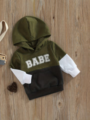 Toddler Hooded Sports Sweatshirt for Boys Girls