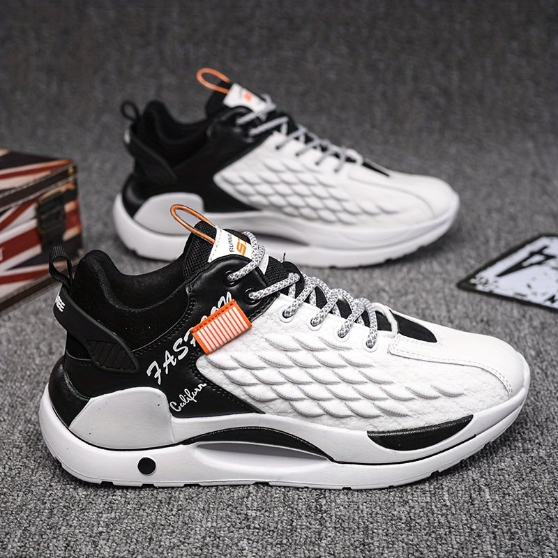 Men's Lace-up Sneakers Athletic Shoes Running Basketball Gym